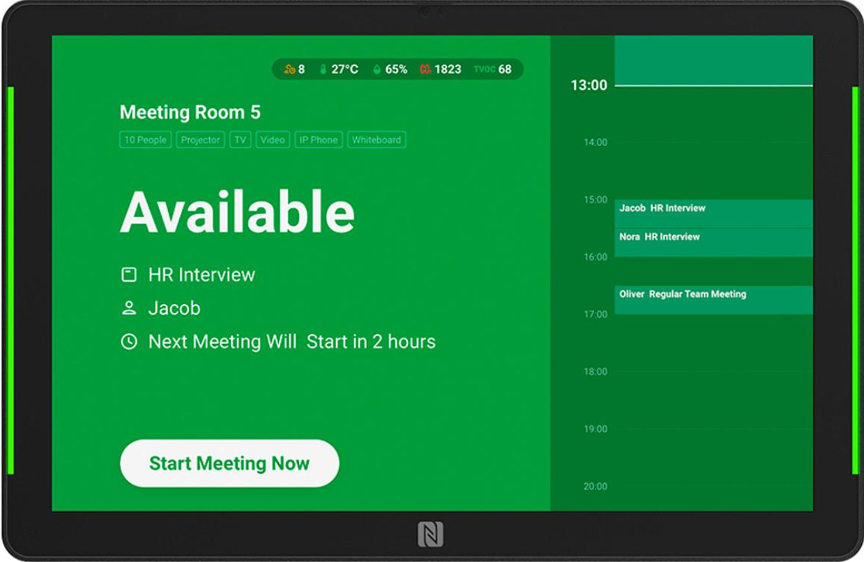 Elevate Your Meeting Experience with Our New Meeting Room Booking Display